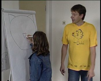 Obrázek z reportáže o českém ilustrátorovi
